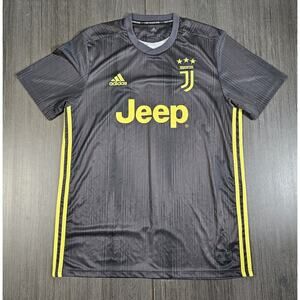 Juventus Soccer Jersey Adidas 2018/19 Third Kit Mens Size Large Jeep Adidas